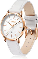 OLEVS Reloj para Dama Blanco