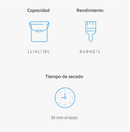 COMEX Acqua 100® TOTAL 1 Litro Brillante Esfera