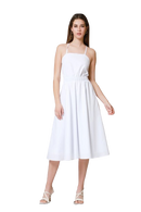 LOB Vestido Midi Tiras en Espalda