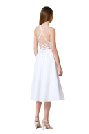LOB Vestido Midi Tiras en Espalda