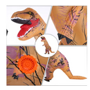 Decdeal Kit Disfraz Inflable T-Rex + T-Rex Armable Piedra Papel o Tijeras Envío Gratis a Todo México