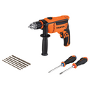 Truper Combo Rotomartillo 600W con Brocas y Desarmadores COMBOR-1/2A7 Naranja con Negro Envío Gratis a Todo México