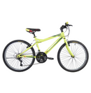 Benotto Kit Bicicleta para Hombre PROGRESSION R24 21V. Frenos ”V” Acero Verde Limón + Casco BENOTTO Montaña HW-1 Negro + Luz Trasera USB Blanca Envío Gratis a Todo México