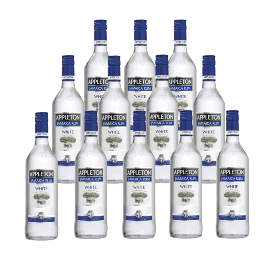 Appleton Caja con 12 Piezas Ron White 750 ml – Vale Pay