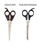 4 Pack Timco con Envío Gratis: Rasuradora Eléctrica Recargable BSK-9300 con 3 Cabezas Flotantes ,Mini Delineadora Facial Multifuncional X49, Tijeras de Corte y Tijeras de Entresacar