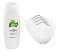 5 Pack: 4 Cubrebocas N95 y Gel Antibacterial 400 ml